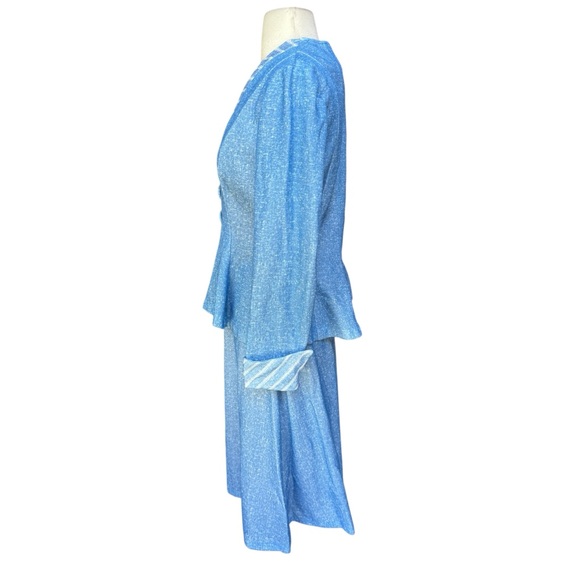 Deadstock 1970s 2-Piece Poly Knit Skirt Set - Picture 4 of 6